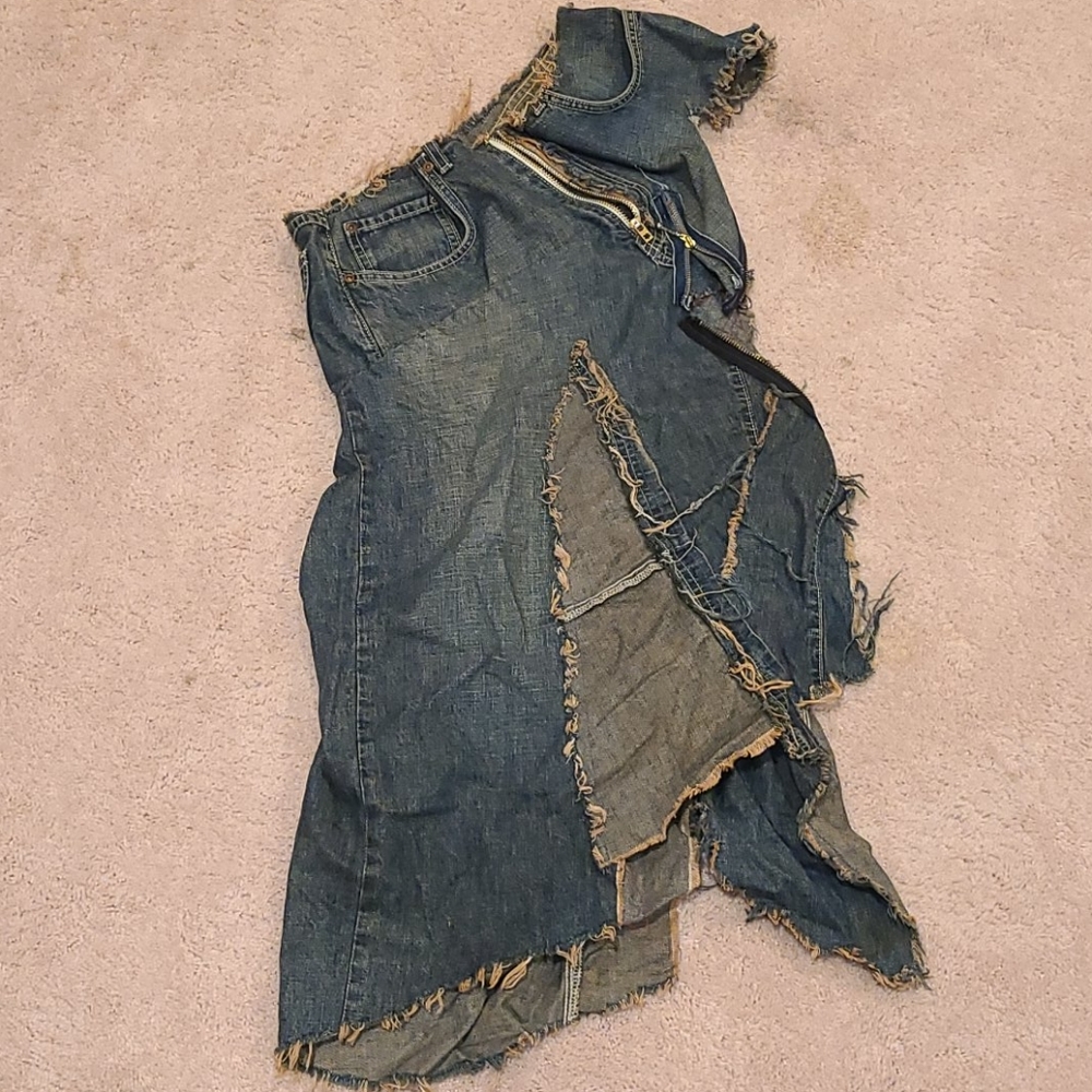 Jean dress trendy nyc